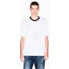 A|X Armani Exchange per uomo. XM001075AF12308U0009 Maglietta casual bianca [3271189], Bianco, Cotone, Manica corta