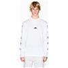 A|X Armani Exchange per uomo. XM001434AF10362U0009 Maglietta bianca multilogo [3274231], Bianco, Casual, Cotone, Manica lunga