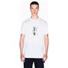 A|X Armani Exchange per uomo. XM001440AF10358U0009 Maglietta con design bianco [3274371], Casual, Cotone, Manica corta
