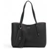 Guess per donna. HWPG9648230 Borsa tote Brentone nera [3276686], Nero, Casual, Poliuretano