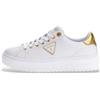 Guess per donna. FLJD12LEA12 Sneakers bianche Denesa [3276694], Bianco, 3 a 5cm, Stringhe, Casual