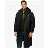 Superdry per uomo. M5012282A Cappotto nero [3277873], Autunno / Inverno, Casual, Poliestere