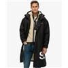 Superdry per uomo. M5012282A Cappotto nero [3277874], Primavera / Estate, Casual, Poliestere