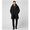 BOSS per uomo. 50544563 Parka Hexatech nero [3279295], Casual, Poliestere