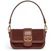 Twinset per donna. 252TD8371 Borsa in pelle marrone [3279538], Casual