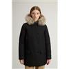 Woolrich per donna. CFWWOU0540FRUT0001 Parka artico in tessuto Ramar nero [3279549], Casual, Cotone