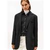 Tommy Hilfiger per donna. WW0WW46856 Blazer oversize grigio [3279860], Casual, Lana, Classico