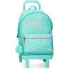 Pepe Jeans per ragazza. 60423V2 Zaino Nora turchese da 44 cm [3282970], Casual, Poliestere, moda per bambini