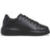 Pepe Jeans per donna. PLS000003 Sneakers Yara Night in pelle nera [3287051], Nero, Basso, Stringhe, Casual