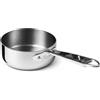 PENTOLE AGNELLI Aluinox 3ply casseruola bassa 1 manico inox lucido cm 28x11h