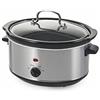 Galileo Casa 2187876 Slow Cooker Pentola Elettrica in Acciaio, 200W, Argento, 3.5 l