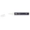 KREUL 92781 - Pennarello tessile opaco, fine, bianco, larghezza del tratto da 1 a 2 mm, per linee, scritte e contorni delicati, pennarello per tessuti per disegnare tessuti chiari e scuri