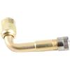 Keenso Estensioni valvola pneumatico auto, adattatore per Estensione Valvola, estensione per valvola pneumatica a 90 gradi, prolunga per valvola pneumatica in ottone, per auto, camion, moto, scooter