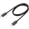 Lenovo Cavo Thunderbolt 4 0.7m, 40Gbps, Ricarica Fino a 230W, Compatibile Dock e Laptop USB-C/Thunderbolt, Design Anti-Ingombro - Nero