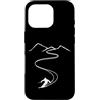 Skifahrer Skifahren und Skitour Ski Gesc Sciatore Freerider per sci o sci alpinismo Custodia per iPhone 16 Pro