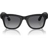Ray-Ban Occhiali da Sole RW4006 601ST3 Meta Wayfarer Nero/Grigio Sfumato Unisex Polarizzati