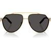 Dolce & Gabbana Occhiali da Sole DG2315 02/87 Oro/Grigio Scuro Uomo