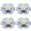 Hilitand 25 Pezzi LED Chip LED Lampada Perline Fai da Te Apparecchi di Illuminazione Ad Alta Potenza 5 V 200 Lm 1 W(Bianco puro 6000‑6500K)