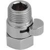 Fdit 1/2 Valvola di Arresto della Doccia Full Brass Soffione Doccia Flusso Contol Spento Valvola di Risparmio Idrico per soffione Doccia Mano Bidet Spruzzato