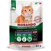 Morando Tradizioni Italiane Gatto Sterilizzato Bocconcini in Salsa Con Salmone e Tonno 85g x 6 85g x 6