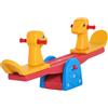 Altalena a Bilico con Maniglie Antiscivolo per Bambini Età 1-4 Anni, Plastica HDPE Atossica, 150x32x60cm, Multicolore