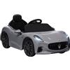 Macchina per Bambini 12V Maserati Gran Turismo Folgore con Telecomando, Età 3-5 Anni, Grigio