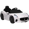 Macchina per Bambini 12V Maserati Gran Turismo Folgore con Telecomando, Età 3-5 Anni, Bianco