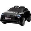 Macchina Elettrica per Bambini 12V con Telecomando, Velocità 3-8km/h, Luci e Musica, Età 3-5 Anni, Nero