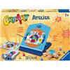Disney, RAVENSBURGER, CREART, Disney Sti Ravensburger - il mio fantastico atelier disney stitch, set con cavalletto tema stitch, dipingere con i numeri, gioco creativo bambini 7+ anni