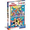Clementoni 2 Puzzle da 20 Pezzi - Disney Junior: Mickey