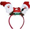 Setablu Natale Setablu Cerchietto Natalizio con Babbo Natale Idea Regalo Natale