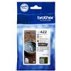Brother ORIGINAL Brother Multipack nero / ciano / magenta / giallo LC-422 LC422VAL ~2200 Seiten
