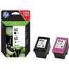 HP ORIGINAL HP Multipack nero / differenti colori N9J71AE 62 ~365 Seiten 2x inchiostro HP 62: 1x C2P04AE + 1x C2P06AE