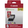 Canon ORIGINAL Canon Value Pack nero / ciano / magenta / giallo CLI-581 + 10x15 cm Fotopapier 50 Blatt ~1503 Seiten