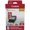Canon ORIGINAL Canon Value Pack nero / ciano / magenta / giallo CLI-581 XL + 10x15 cm Fotoglanzpapier Plus II 50 Blatt ~4623 Seiten