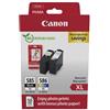 Canon ORIGINAL Canon Value Pack nero / ciano / magenta / giallo PG-585XL+CL-586XL + 10x15 cm Fotopapier 50 Blatt ~600 Seiten