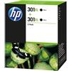 HP ORIGINAL HP Value Pack nero D8J45AE MCVP 301 XL ~860 Seiten
