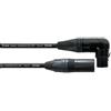 CORDIAL - CPM7.5FRM - Cavo microfono con presa XLR ad angolo, connettore XLR 7,5 m, spina NEUTRIK, Select