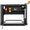 SucceBuy Pialla elettrica per spessore da banco Pialla per legno da 13 pollici con 3 lame Due velocità 15-Amp 2000W per piallatura per la lavorazione del legno fai-da-te