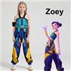 Nuovo Anime Kids Girl Gioco di ruolo Costumi Cosplay Zoey Costume completo Set per K-pop Halloween Carnevale Abiti da festa Abbigliamento Outfit