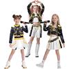 Bambini Ragazze Film Kpop Mira Costume Cosplay Stampa Demon Hunters Zoey Rumi Cosplay Carnevale Spettacolo Vestiti Ragazza per bambini Huntrix Set