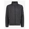 Cmp Man Jacket Pile Full Zip Nero Glacier Uomo