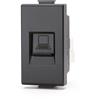 Aigostar Presa Dati LAN RJ45 Cat5e UTP nera compatibile anche con BTicino Matix
