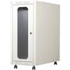DIGITUS Armadio per PC - IP20 - Chiusura a chiave - Su rotelle - Dimensioni interne 583 x 246 x 550 mm - Ventilazione passiva - Grigio