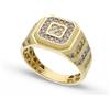 Gioielleria Lucchese Oro Anello Uomo Oro Bianco Giallo GL102295