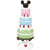 Department 56 Disney Village Accessories, statuetta di Topolino con macaron, 15 cm, multicolore