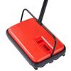 VEVOR Spazzola per Tappeti Manuale, Spazzola con Capacità Contenitore della Polvere 300 ml, Facile da Svuotare, Larghezza di Pulizia 17 cm, per Tappeti, Peli di Animali Domestici, Rosso