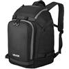 VEVOR Borsa per Scarponi da Sci, 55L, Zaino da Viaggio per Scarponi da Snowboard, con Esterno e Fondo Impermeabili, Oxford 1680D, Borsa per Sci, Snowboard, Casco, Occhiali, Guanti, Accessori Nero