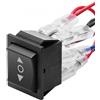 VEVOR Interruttore a Bilanciere, DPDT Momentaneo a 6 Pin, Interruttore di Inversione di Polarità a 3 Posizioni (ON)-Off-(ON) CA 250 V/16 A 125 V/20 A per Auto, Barca, Elettrodomestici