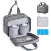 VEVOR Borsa per Tiralatte, Borsa per Biberon per M5/M6 con Impacchi del Ghiaccio, Accessori per l'Estrazione e Conservazione del Latte Materno, per Biberon di Latte per Lavoro, Viaggio, Grigio